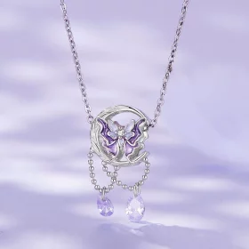 Pandora Style Moon Butterfly Charm - SCC2545 Pandora Style Moon Butterfly Charm - SCC2545