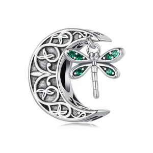 (image for) Pandora Style Moon Dragonfly Charm - SCC2605