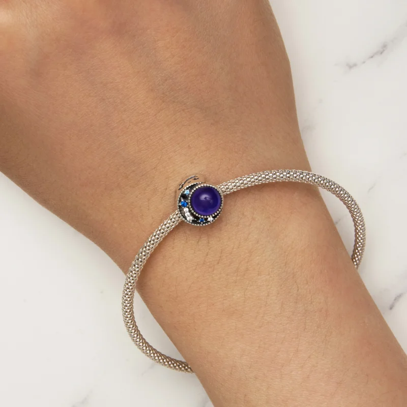 (image for) Pandora Style Moon Mood Stone Charm - SCC2558 - View 9