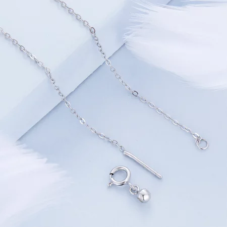 Pandora Style Moon Rabbit Necklace - BSN302