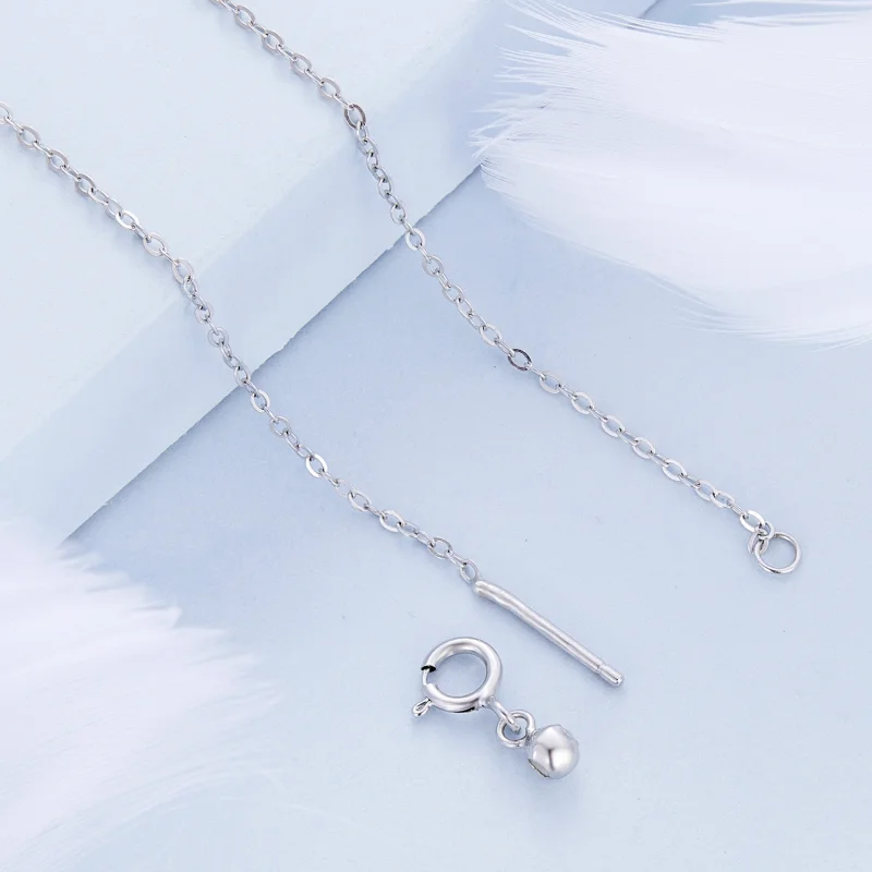 (image for) Pandora Style Moon Rabbit Necklace - BSN302 - View 5