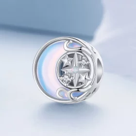 Pandora Style Moon Starburst Charm - BSC927 Pandora Style Moon Starburst Charm - BSC927