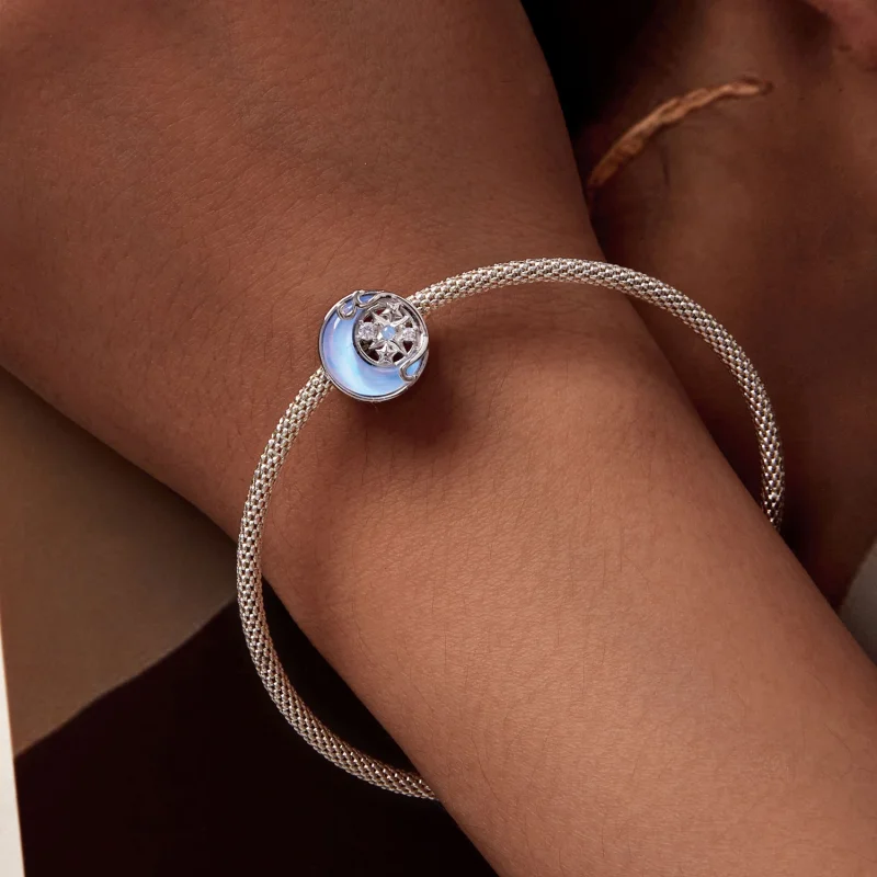 (image for) Pandora Style Moon Starburst Charm - BSC927 - View 7