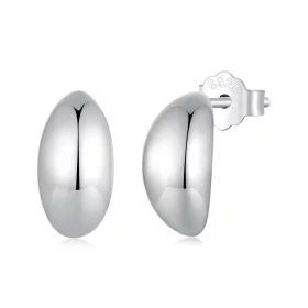 Pandora Style Moon Studs Earrings - SCE1632 Pandora Style Moon Studs Earrings - SCE1632