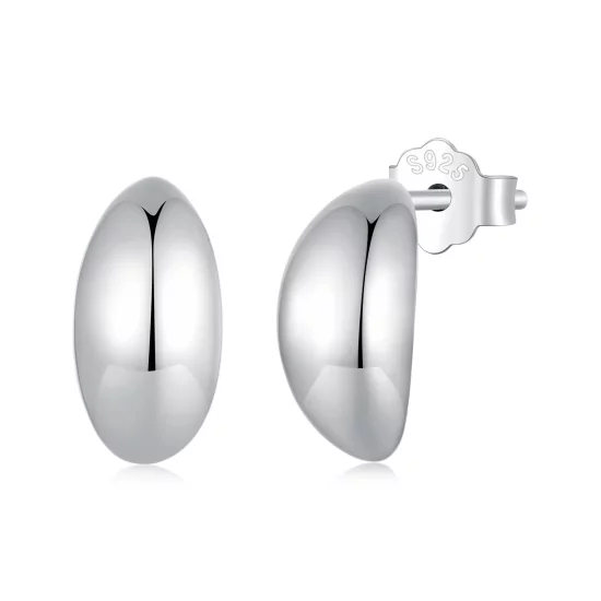 Pandora Style Moon Studs Earrings - SCE1632