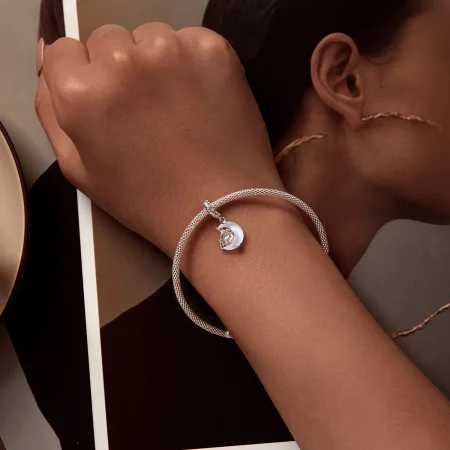 Pandora Style Moon Unicorn Dangle - BSC926