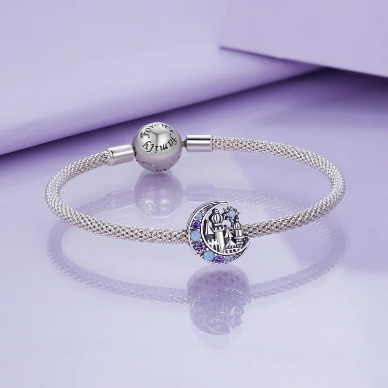 (image for) Pandora Style Moonlight Castle Charm - BSC892 - View 5