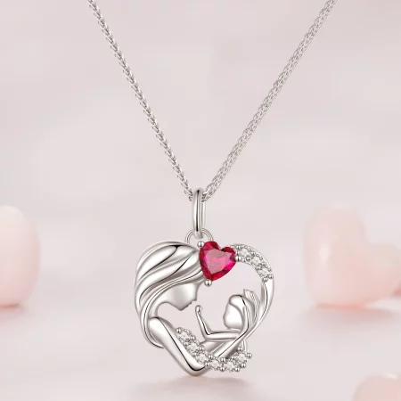 Pandora Style Mother and Son Necklace - BSN323