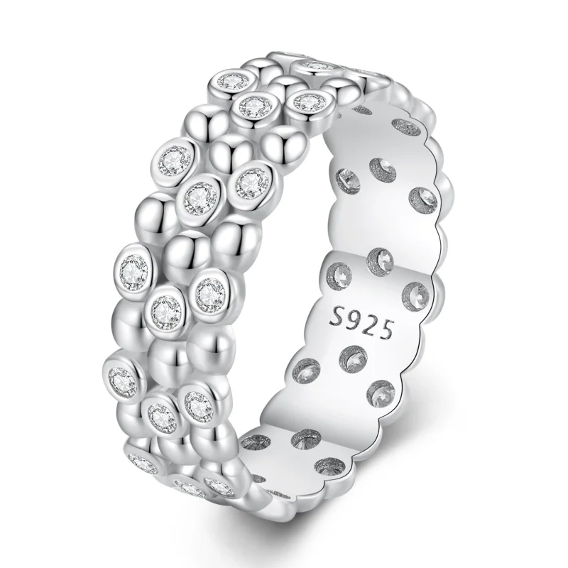 (image for) Pandora Style Multi-Player Bean Ring - BSR407 - View 8