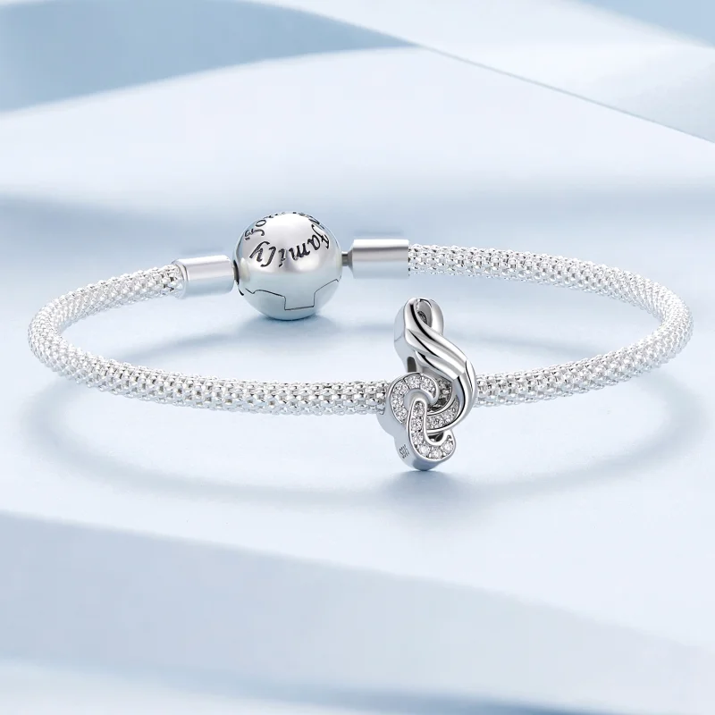 (image for) Pandora Style Note Charm - BSC811 - View 5