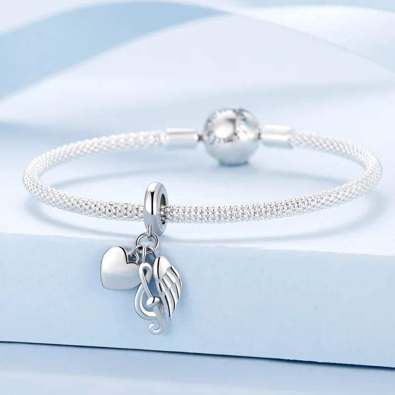 (image for) Pandora Style Note Dangle - BSC814 - View 3