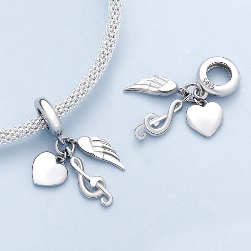 (image for) Pandora Style Note Dangle - BSC814 - View 4