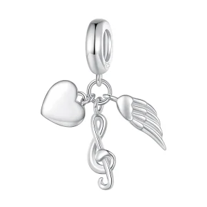 (image for) Pandora Style Note Dangle - BSC814