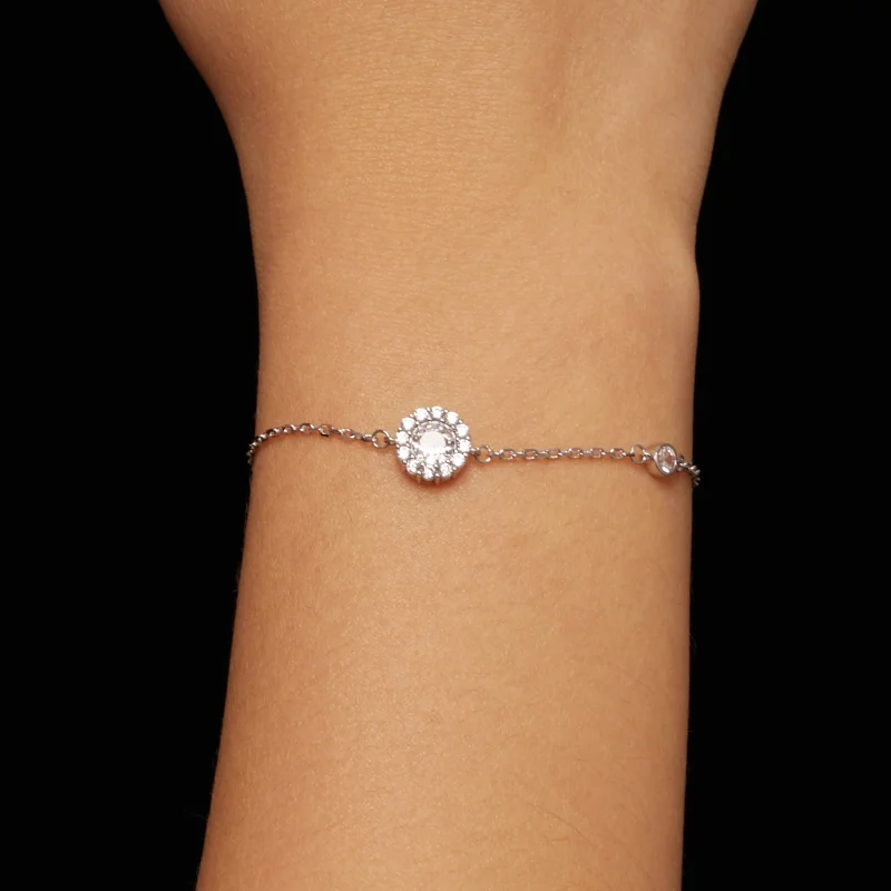 (image for) Pandora Style One Carat Simple Bracelet(One Certificate) - MSB007 - View 6