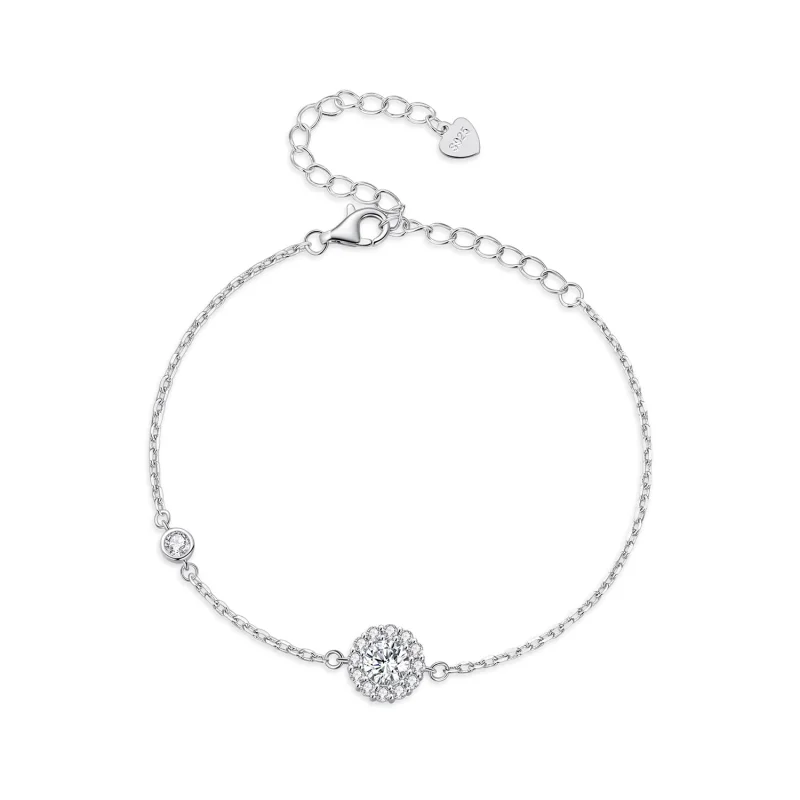 (image for) Pandora Style One Carat Simple Bracelet(One Certificate) - MSB007 - Product Image