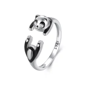 Pandora Style Panda Ring - SCR969-E Pandora Style Panda Ring - SCR969-E
