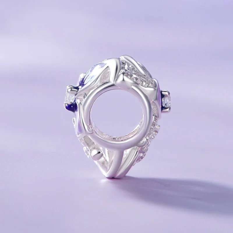 (image for) Pandora Style Pansy Charm - SCC2585 - View 3