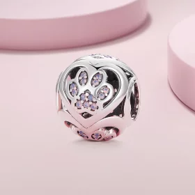 Pandora Style Paw Print Charm - SCC2578 Pandora Style Paw Print Charm - SCC2578