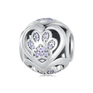 (image for) Pandora Style Paw Print Charm - SCC2578