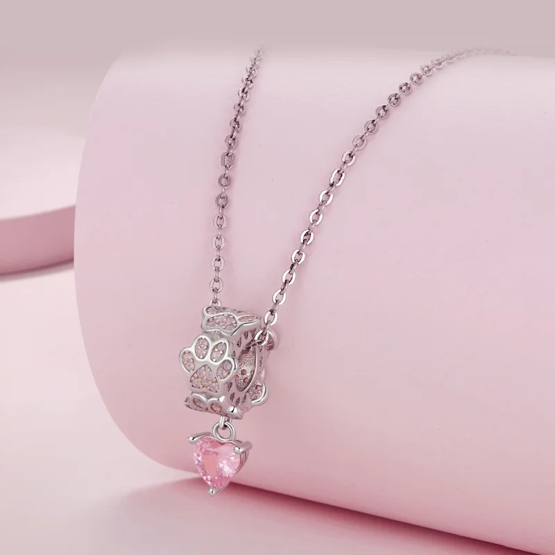 (image for) Pandora Style Paw Print Dangle - SCC2577 - View 4