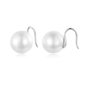 (image for) Pandora Style Pearl Stud Earrings - BSE857