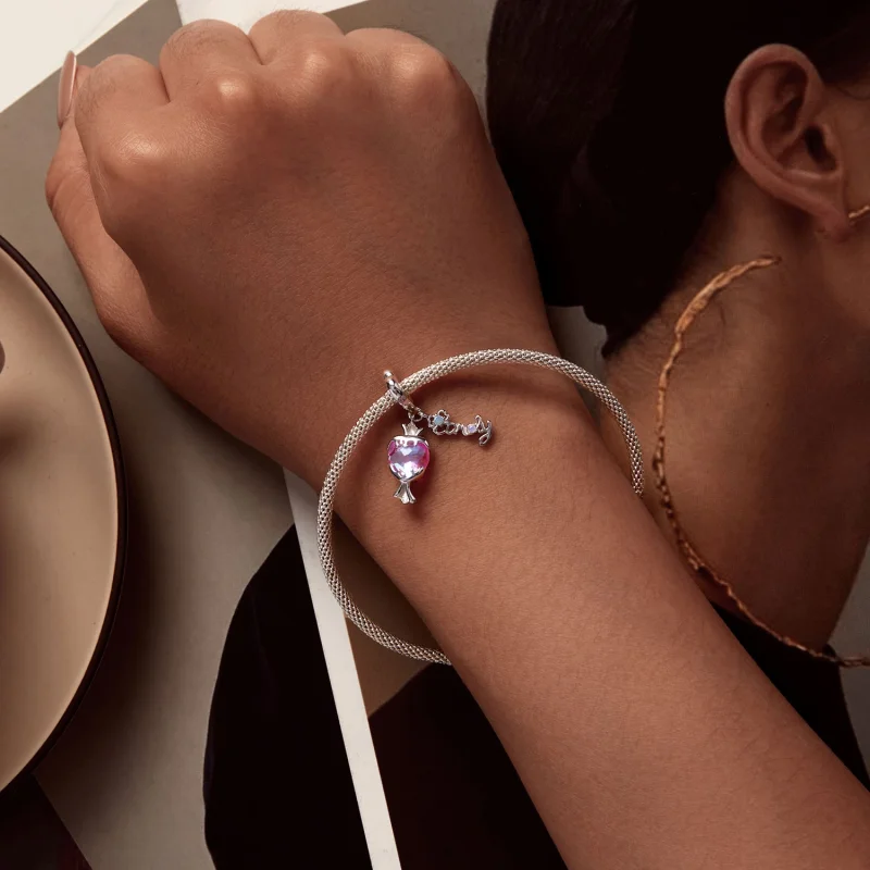 (image for) Pandora Style Pink Candy Dangle - SCC2640 - View 4