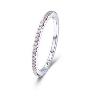 (image for) Pandora Style Pink Diamond Ring - SCR066-J