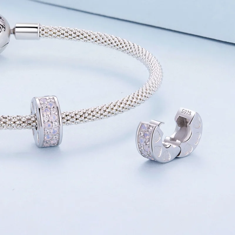 (image for) Pandora Style Pink Symphony Clip - BSC929 - View 4