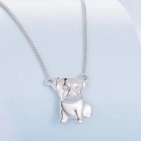 Pandora Style Pug Necklace - BSN354