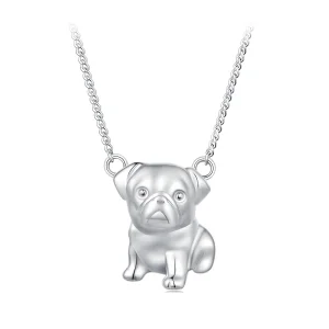 Pandora Style Pug Necklace - BSN354 (image for) Pandora Style Pug Necklace - BSN354