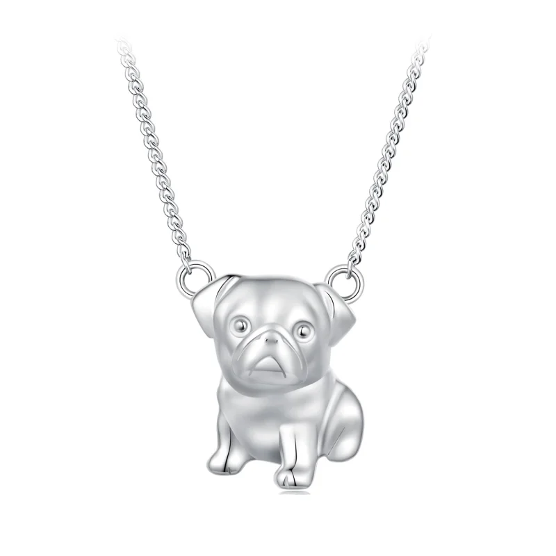 (image for) Pandora Style Pug Necklace - BSN354 - Product Image