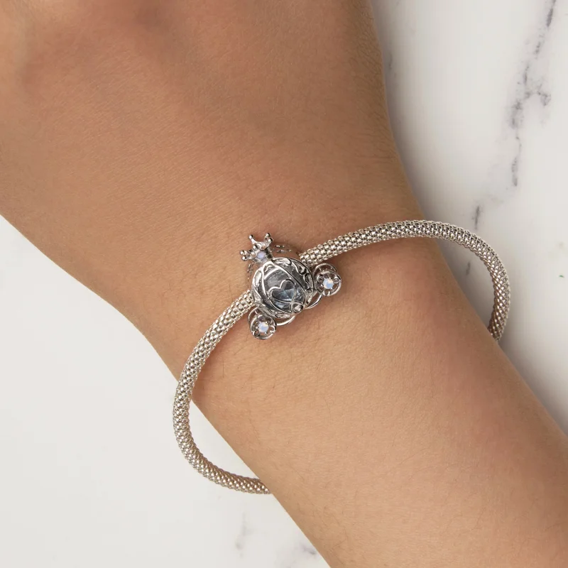 (image for) Pandora Style Pumpkin Car Charm - SCC2534 - View 6