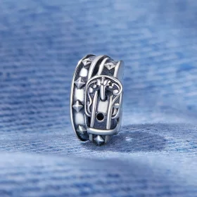 Pandora Style Retro Belt Charm - SCC2568 Pandora Style Retro Belt Charm - SCC2568