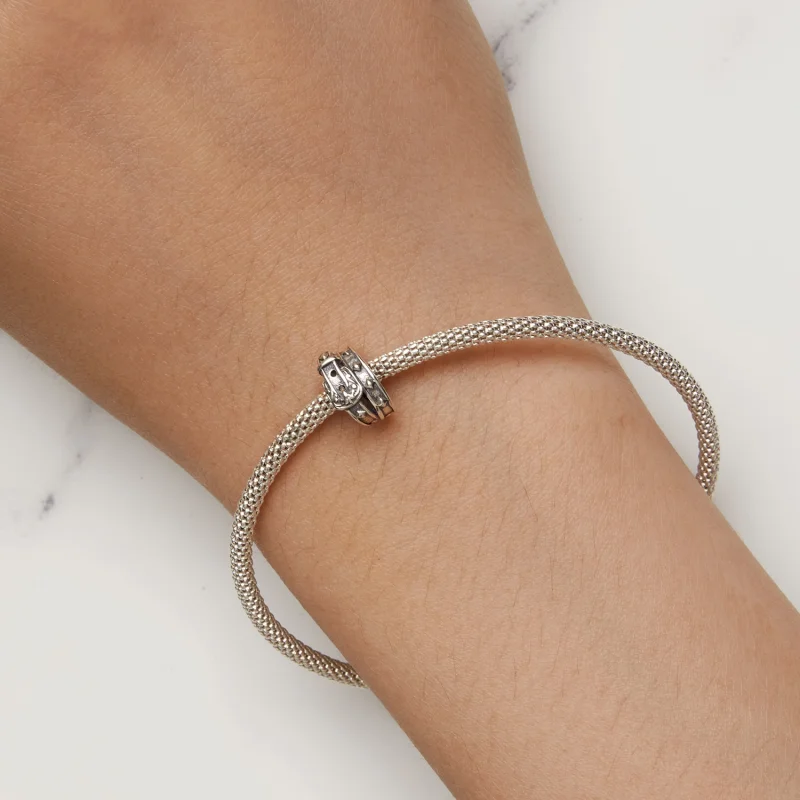 (image for) Pandora Style Retro Belt Charm - SCC2568 - View 7