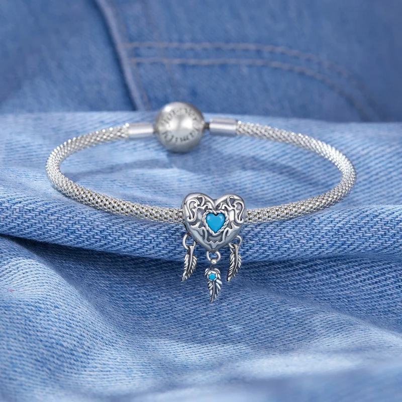 (image for) Pandora Style Retro Dream Catcher Charm - SCC2567 - View 3