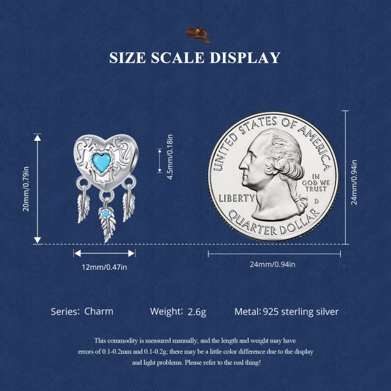 (image for) Pandora Style Retro Dream Catcher Charm - SCC2567 - View 7