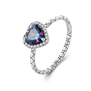 (image for) Pandora Style Retro Heart Ring - BSR481