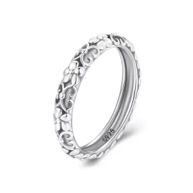 Pandora Style Retro Pattern Ring - SCR958 Pandora Style Retro Pattern Ring - SCR958