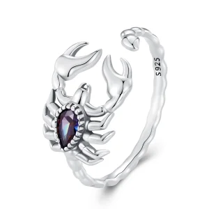 (image for) Pandora Style Retro Scorpion Open Ring - SCR974-E