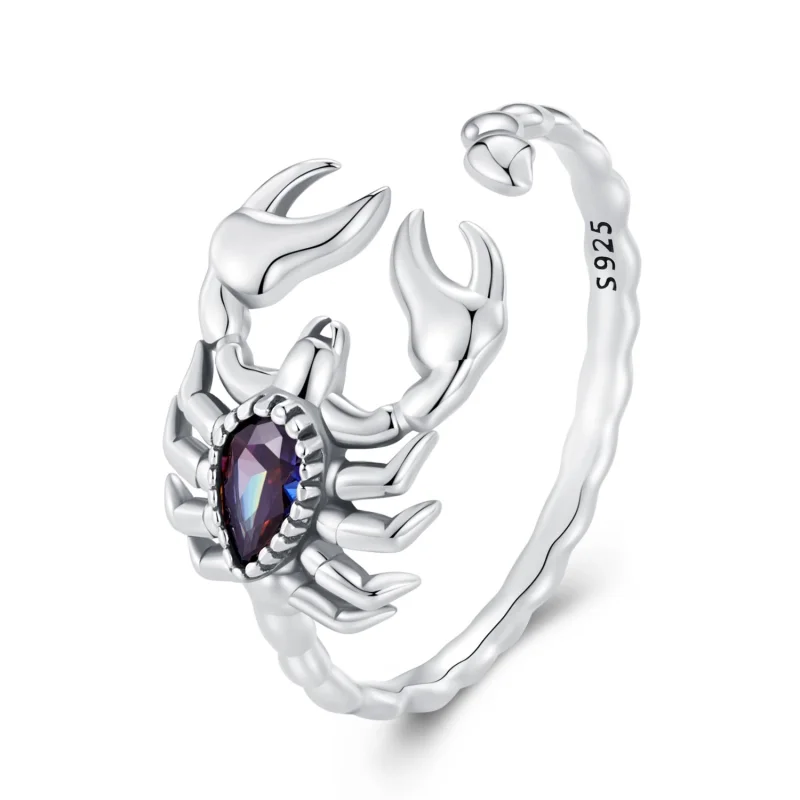 (image for) Pandora Style Retro Scorpion Open Ring - SCR974-E - Product Image