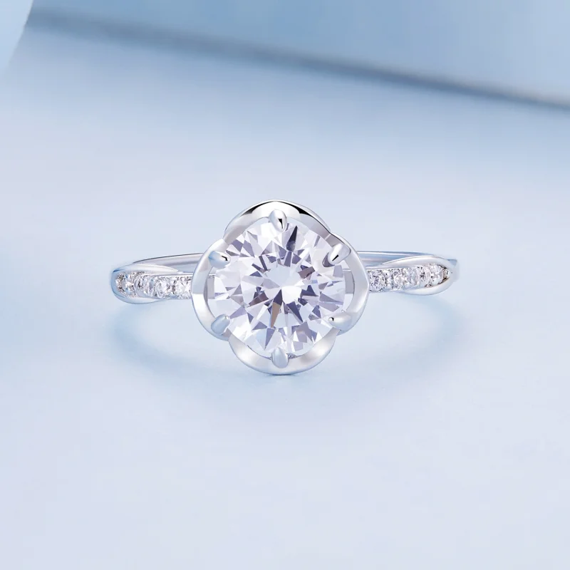 (image for) Pandora Style Romantic Rose Ring - BSR387 - View 4