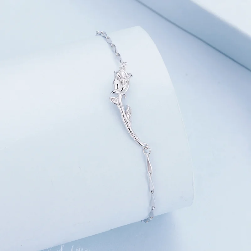 (image for) Pandora Style Rose Chain Bracelet - BSB146 - View 2