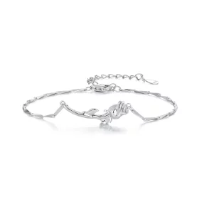 Pandora Style Rose Chain Bracelet - BSB146 Pandora Style Rose Chain Bracelet - BSB146