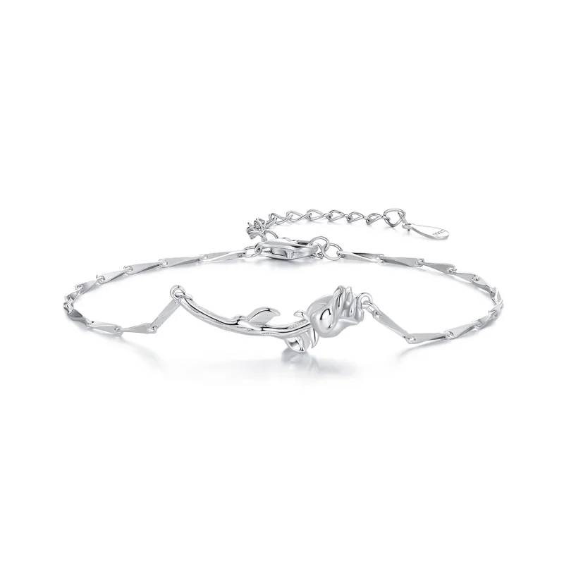 (image for) Pandora Style Rose Chain Bracelet - BSB146 - Product Image