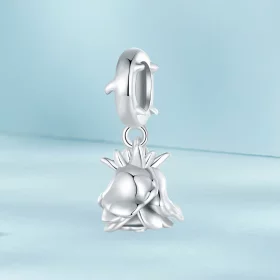 Pandora Style Rose Dangle - SCX142