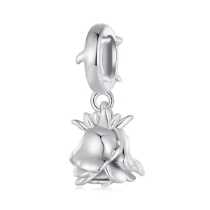 (image for) Pandora Style Rose Dangle - SCX142