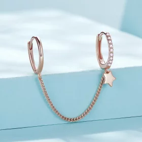 Pandora Style Rose Gold Astropath Safe Chain - SCE914-C Pandora Style Rose Gold Astropath Safe Chain - SCE914-C