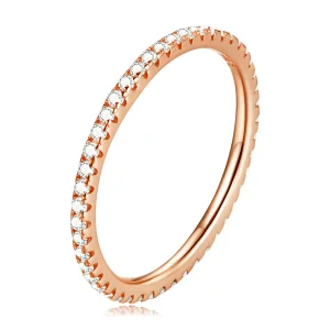 (image for) Pandora Style Rose Gold Fashion Elf Ring - SCR066-C