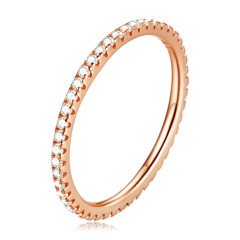 (image for) Pandora Style Rose Gold Fashion Elf Ring - SCR066-C - Product Image