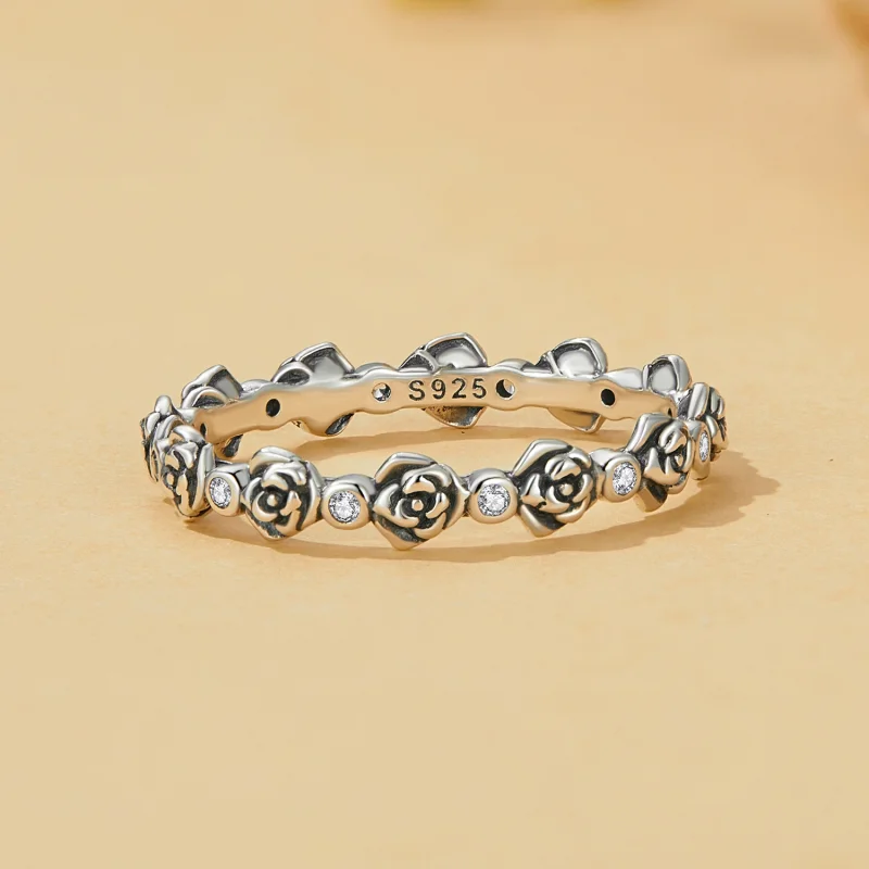 (image for) Pandora Style Rose Ring - SCR960 - View 3